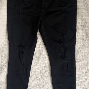 KanCan Black Distressed Skinny Jeans